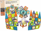 LeanToys Magnetické bloky 3D budovy Ruské kolo 155 dílků ...