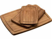 Kesper Sada bambusových krájecích prkének Cutting Board, 3 kusy v různých velikostech