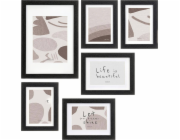 Giftdecor Fotorámečky na nástěnnou malbu, 7 rámečků různých velikostí
