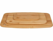 Bigbuy Home bambusové prkénko na krájení 36,5 x 27 cm 3 ks.