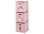 Storage Solutions Úložná řešení Police s textilními nádobami do dětského pokoje