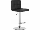 Leobert PROT stolička - černá ekokůže / chromová podnož