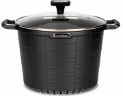 Elitehoff ŽULOVÝ HRNEC S VÍČKEM 24cm 6,5L E-7032