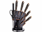 Elitehoff 9dílná sada kuchyňských nožů ve stojanu s brous...