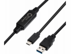 MicroConnect Kabel USB USB-C - USB-A 5 m černý (USB3.1CA5...