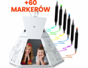 ExtraLink | Sada fixů 60 ks + hračka teepee |