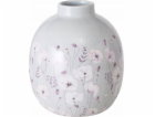 Boltze Keramická váza s malovanými květinami, SARAH, 17 cm