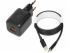 iBOX C-42 GaN PD33W síťová nabíječka, černá
