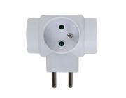 Esperanza ELK302W Elektrický rozdělovač 3 zásuvky Bílá