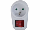 Esperanza ELK301W Elektrický rozdělovač s 1 zásuvkou Bílý