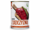 TufTuf TUF TUF Srnčí krmivo - Mokré krmivo pro psy - 400 g