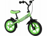 LeanToys Balanční kolo MARIO Balanční kolo Push Bike Green LEAN Toys