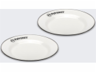Petromax Smaltované talíře Petromax 26 cm 2 ks BÍLÉ