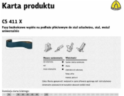 Klingspor Nekonečné řemeny pro elektrické nářadí CS411X o tloušťce 75 mm x 533 mm. 60 /10 ks. (KBCS411X60)