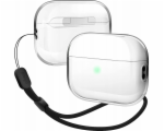 Elago Elago AirPods Pro 2 Nylon Strap TPU Shell Case - pouzdro s poutkem pro AirPods Pro 2 průhledné - Záruka bezpečnosti. Jednoduché splátky. Doprava zdarma od 170 PLN.
