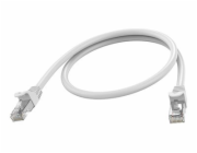 Vision - Sítový kabel - RJ-45 (M) do RJ-45 (M) - 50 cm - 6.2 mm - STP - CAT 6a - lisovaný, provedení bez hrbolku - bílá