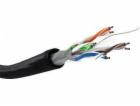 Goobay Síťový kabel CAT 6 pro venkovní použití, U/UTP, če...