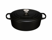 Le Creuset Signature Casserole oval 29 cm black