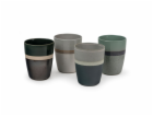 1x4 Bredemeijer Mugs Sven  200ml Mugs Stoneware Stripes 1...