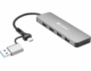 Sandberg 136-63 USB-C/A to 4xUSB 3.0 Hub
