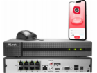 Síťový videorekordér HILOOK NVR-8CH-4MP/8P Černá