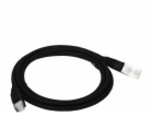 Alantec KKU5CZA1 síťový kabel Černá 1 m Cat5e U/UTP (UTP)