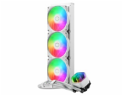 Cooler Master vodní chladič MasterLiquid 360 Core II, 3x120mm, LGA1851, AM5, bílá