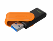 Kingston Flash Disk 256GB USB3.2 Gen 1 DataTraveler Exodia S (Black + Orange)