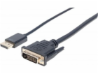 Manhattan DisplayPort - DVI-D kabel 3m černý (152136)