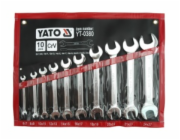 Yato Sada otevřených klíčů 6-27 mm, 10 kusů. (YT-0380)