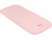 Piapimo Prostěradlo do kočárku 80 x 40 cm růžové s výšivkou kolekce SleepSweet
