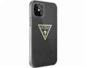 Guess Pouzdro Guess Metallic Collection HardCase pro iPhone 12 mini černé