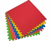 Enero Pěnové puzzle 60x60 sada 6 dílů 10 mm Enero Mix univerzální barvy