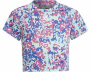 Adidas Dívčí tričko s potiskem adidas TR-ES Allover Print Jr HR5804