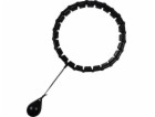 NoName Hula hoop s masážním přístrojem a závažím černá