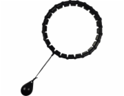 NoName Hula hoop s masážním přístrojem a závažím černá