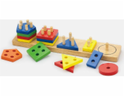 Viga Viga 58558 Bloky s třídičem tvarů - geometrické obrazce VIGA 58558 BLOKY S TŘÍDIČEM TVARŮ - GEOMETRICKÉ OBRÁZKY (0894, Viga)