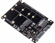 MicroConnect Adaptér 2,5" SATA na M.2 nebo mSATA SSD (MC-SSDSATACONV)