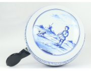 Widek Zvonek na kolo WIDEK DING DONG DELFT BLUE dětský lesklý 1 ks. (NOVÝ)