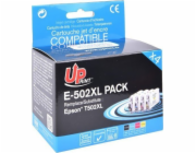 UPrint Kompatibilní inkoust/náplň s C13T02W64010, 502XL, T02W640, CMYK, 1x550 + 3x470, 1x13,2 + 3x10,2ml, E-502XL-PACK, pro Epson XP-5