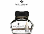 Diplomat Inkoust do plnicího pera DIPLOMAT, v kalamáři, 30 ml, černá sépie