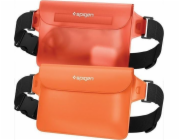 Spigen Univerzální vodotěsné pouzdro a ledvinka oranžová AMP06021