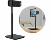 Acefast Teleskopický stolní držák na telefon a tablet Acefast (135-230 mm Š) 360 Černý (E4 Černý)