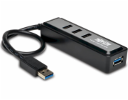 Eaton Přenosný USB HUB USB 3.0 SuperSpeed hub se 4 porty U360-004-MINI