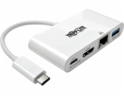 Eaton Dokovací stanice/replikátor USB-C HDMI, port USB 3.2 Gen 1, gigabitový Ethernet, nabíjení PD 60W, HDCP (U444-06N-HGU-C)