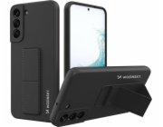 Wozinsky Silikonové pouzdro Wozinsky Kickstand Case se stojánkem pro Samsung Galaxy S22+ černé