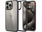 Spigen Crystal Hybrid, matně černá - iPhone 15 Pro Max