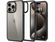 Spigen Crystal Hybrid, matně černá - iPhone 15 Pro Max