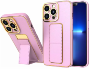 NoName Nové pouzdro s stojánkem pro iPhone 13 Pro Max růžové