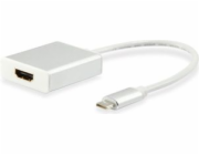 Equip Adaptér USB USB-C na HDMI bílý (133452)